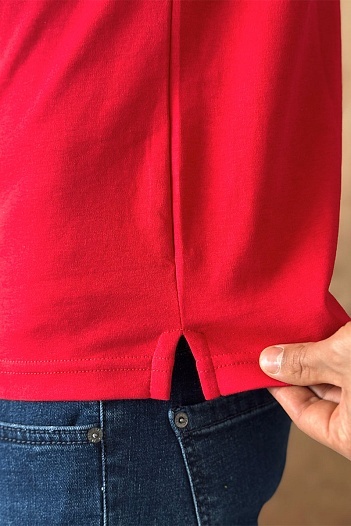 Мужское поло Burberry TB - Red   