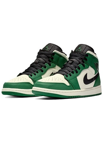 Кроссовки Nike Air Jordan 1 Mid "Pine Green"   
