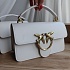 Женская кожаная сумка 21x12 см (3 расцветки)
