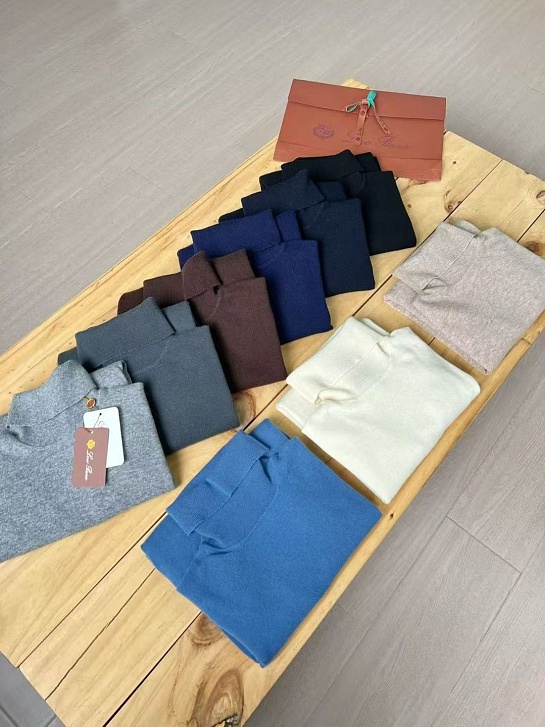 Мужская водолазка Loro Piana Premium - Dark Gray