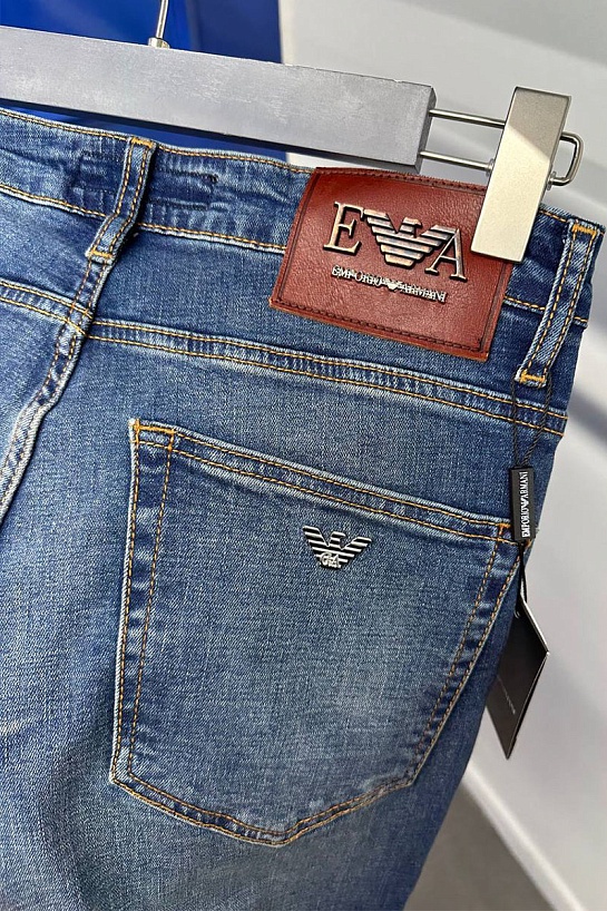 Мужские синие джинсы Emporio Armani