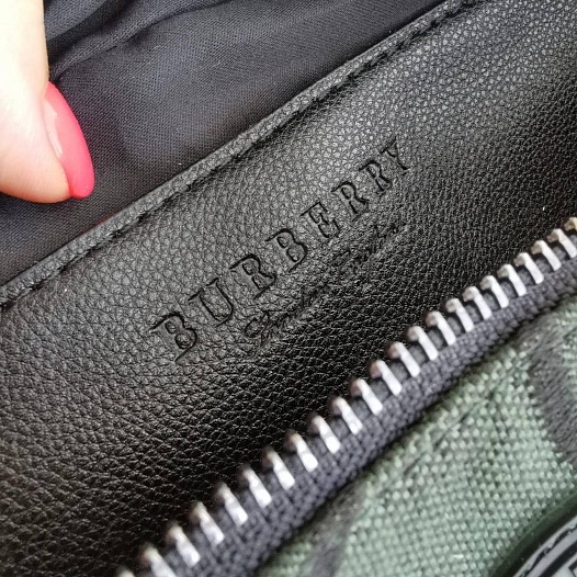 Текстильная сумка на пояс Burberry Jacquard Sonny Bum Monogram 28x14 см   