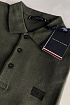 Классическое мужское поло Tommy Hilfiger тёмно-зелёного цвета