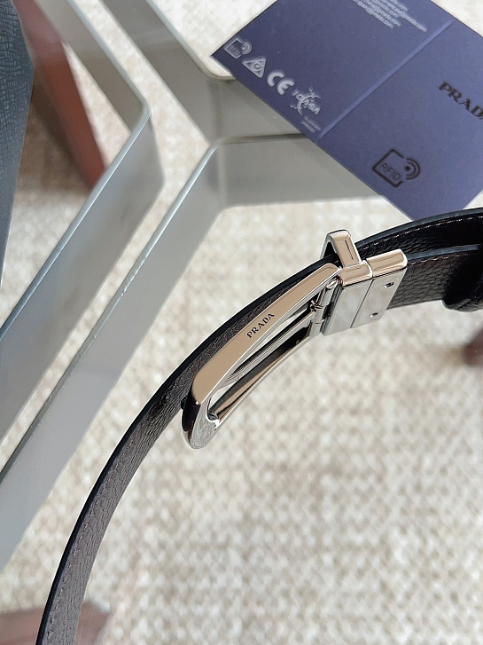 Кожаный ремень Prada premium