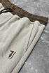 Мужские штаны Trussardi embroidered logo - Beige