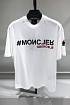 Белая оверсайз футболка Moncler Grenoble
