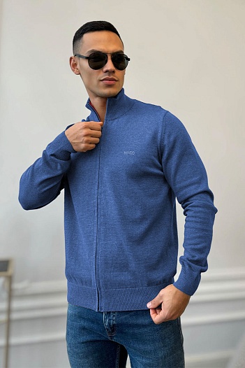 Мужская кофта Hugo Boss zip-up - Blue   