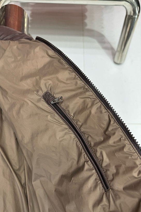 Куртка Moncler logo-applique - Brown