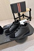 Кроссовки с мехом Ermenegildo Zegna Triple Stitch high-top