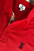 Мужское поло Burberry TB logo-embroidered - Red