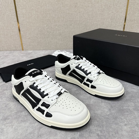 Кожаные кроссовки Amiri Skel Top Low