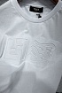 Мужская белая футболка Fendi FF pressed logo