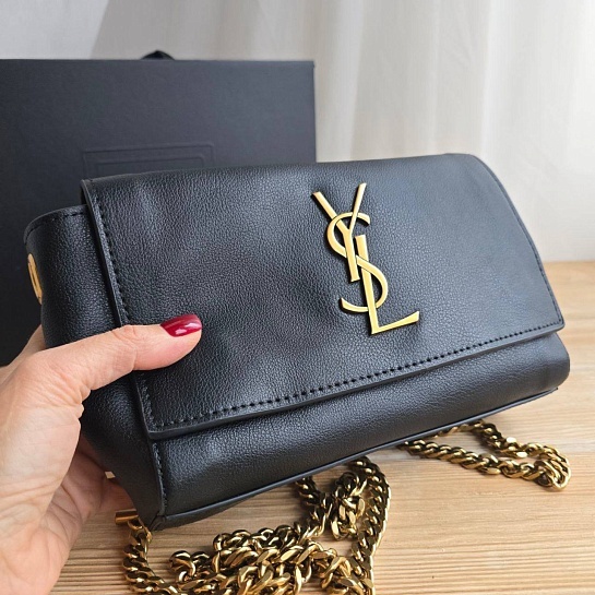 Кожаная сумка Yves Saint Laurent Kate 25x14 см
