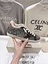 Женские комбинированные кроссовки с мехом Golden Goose Ball Star premium