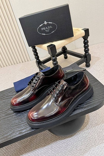Лакированные ботинки Prada premium - Brown   