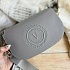 Кожаная сумка Versace Jeans Conture 22x15 см - Grey