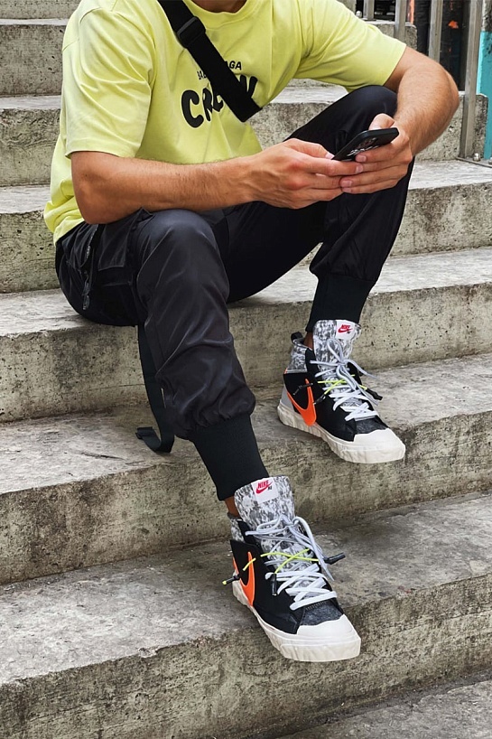 Кроссовки Nike Readymade x Blazer Mid - Black