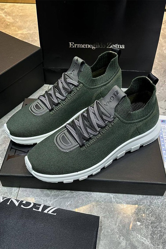 Мужские текстильные кроссовки Ermenegildo Zegna