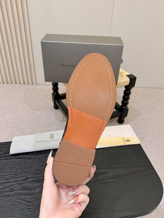 Замшевые ботинки Brunello Cucinelli derby - Brown