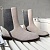 Женские замшевые ботинки Brunello Cucinelli Premium - Grey