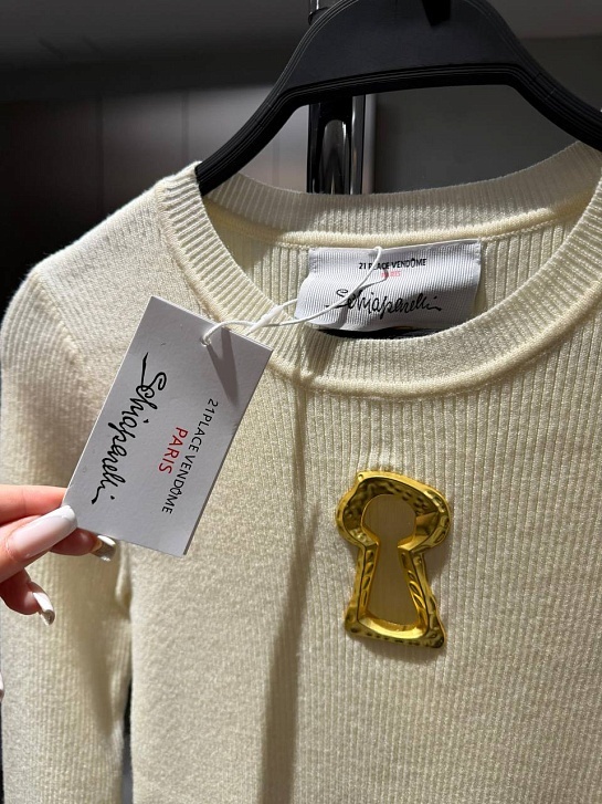 Женский лонгслив Schiaparelli premium - White