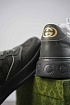 Мужские кожаные кроссовки Gucci GG Monogram - Grey