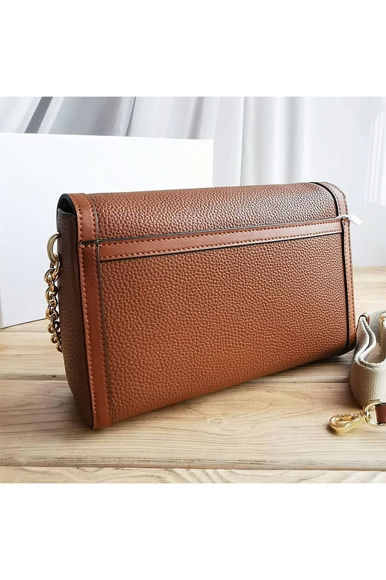 Кожаная сумка Michael Kors Freya Small Convertible Logo 25x16 см