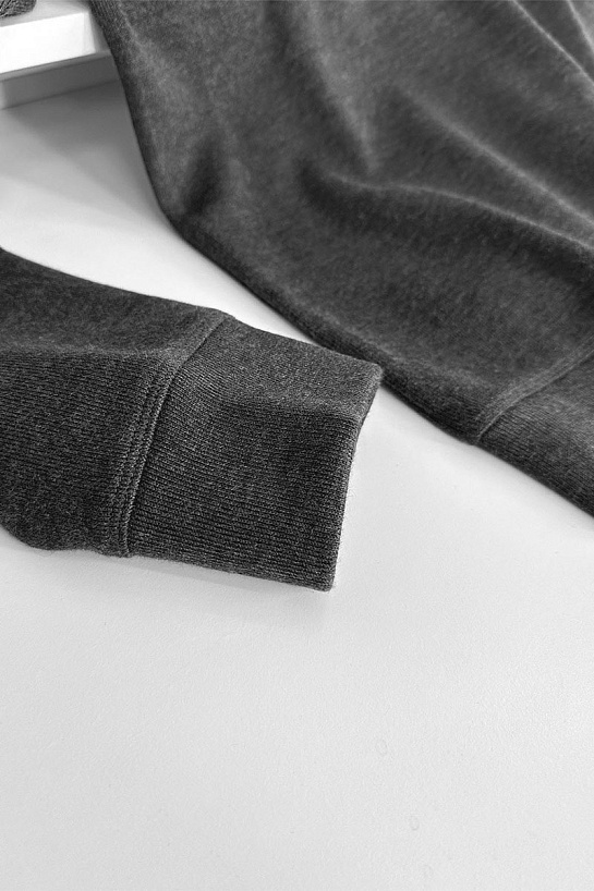 Утеплённая кофта Loro Piana zip-neck - Grey