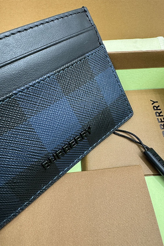 Кожаный кардхолдер Burberry Premium 10x7 см