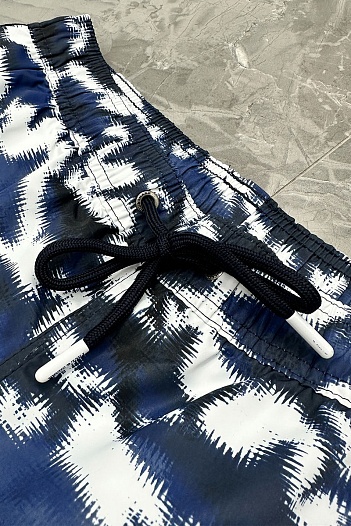 Мужские шорты Paul & Shark blurred shark - White / Blue   