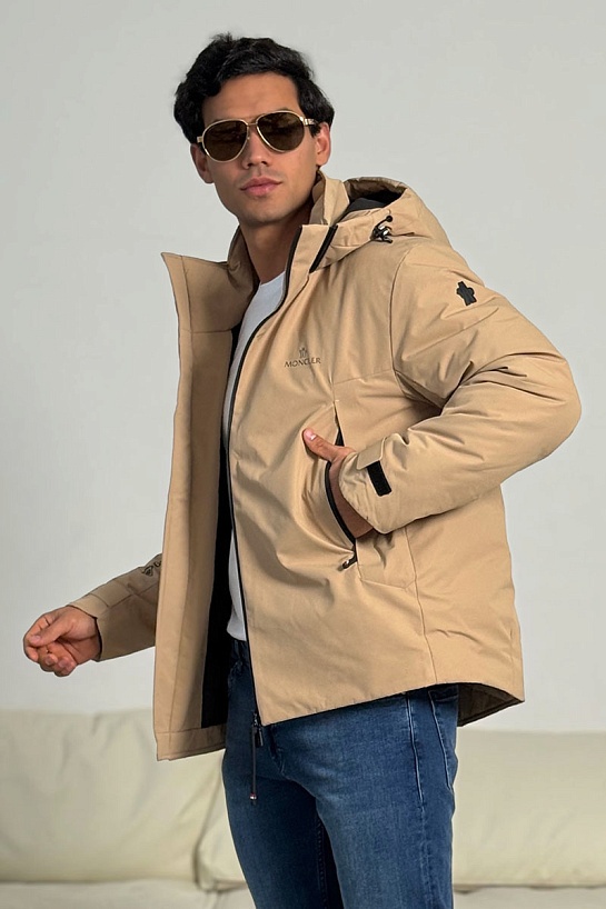 Пуховик Moncler Grenoble Gore-Tex - Beige