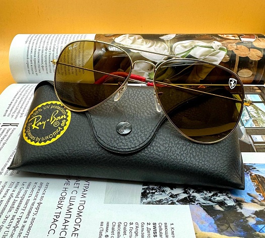 Солнцезащитные очки Ray-Ban Aviator Large Metal   