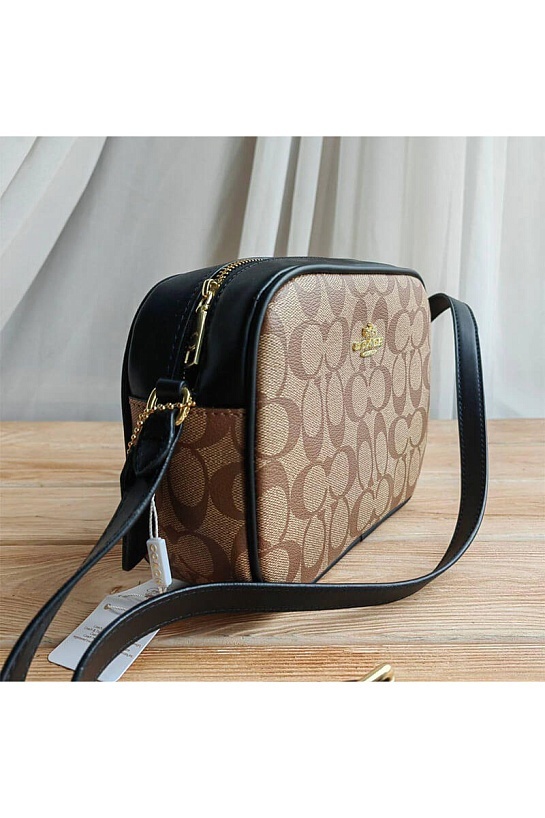 Кожаная сумка Coach Mini Jamie 22x16 см