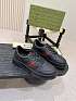 Мужские кожаные кроссовки Gucci