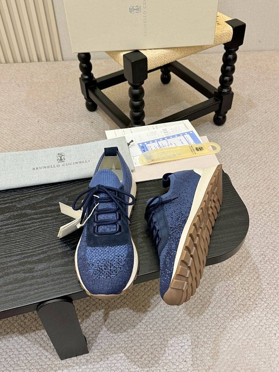 Мужские кроссовки Brunello Cucinelli knitted