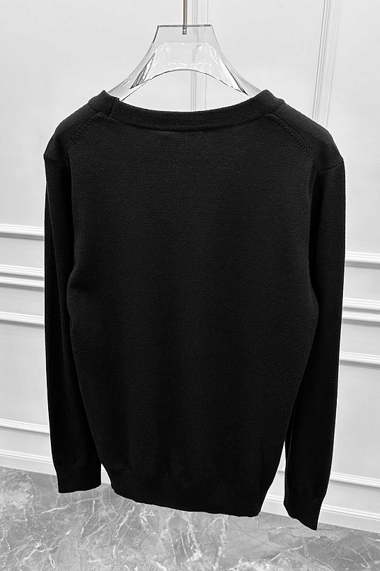 Мужской кардиган Brioni logo-detail - Black