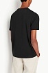 Футболка чёрного цвета Armani Exchange black logo