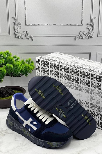 Замшевые кроссовки Premiata Mick - Navy   