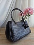 Кожаная сумка Bottega Veneta Basket 30x20 см - Dark Brown