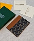 Кожаный кардхолдер Goyard Saint Sulpice premium 10.5x7 см