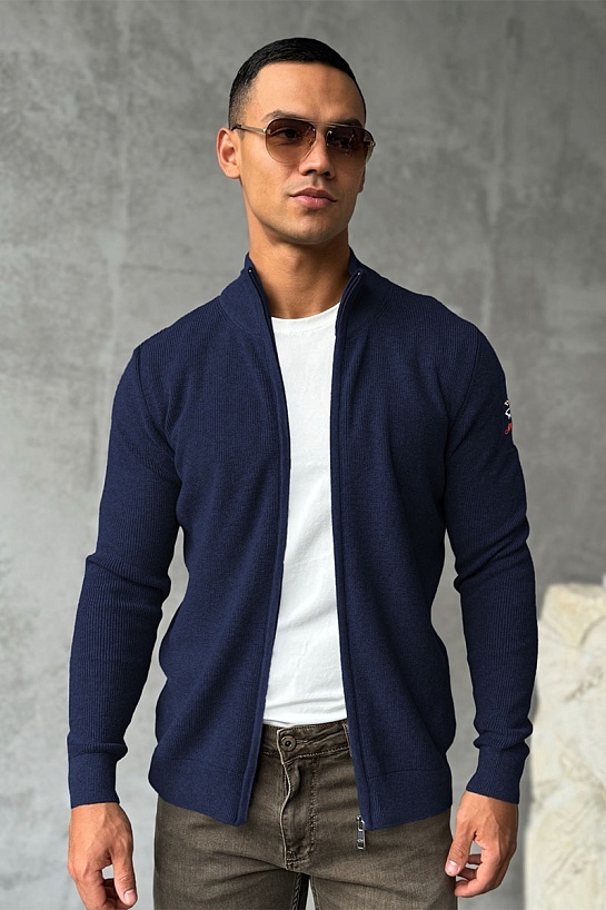 Мужская кофта Paul & Shark zip-up - Navy