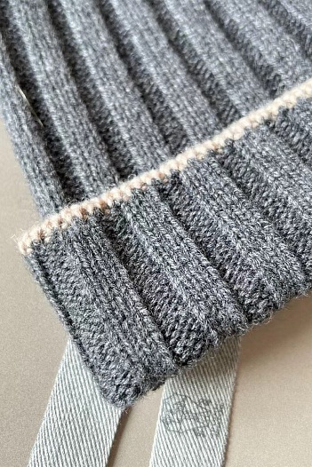 Кашемировая шапка Brunello Cucinelli Premium - Dark Grey   