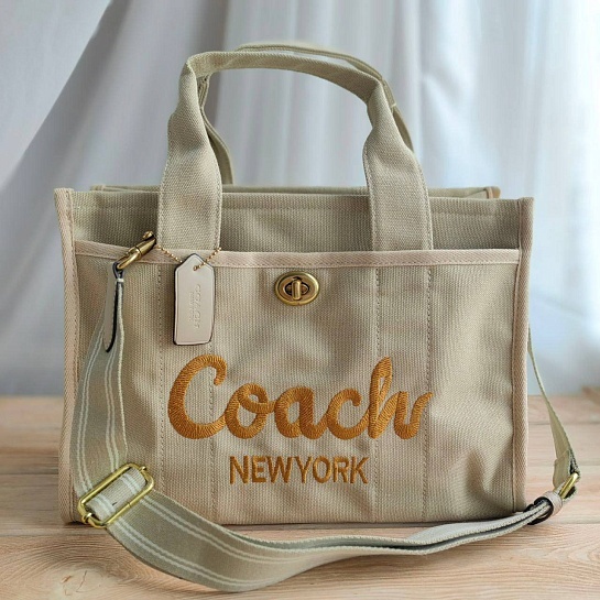 Женская сумка Coach tote 34x24 см (4 расцветки)