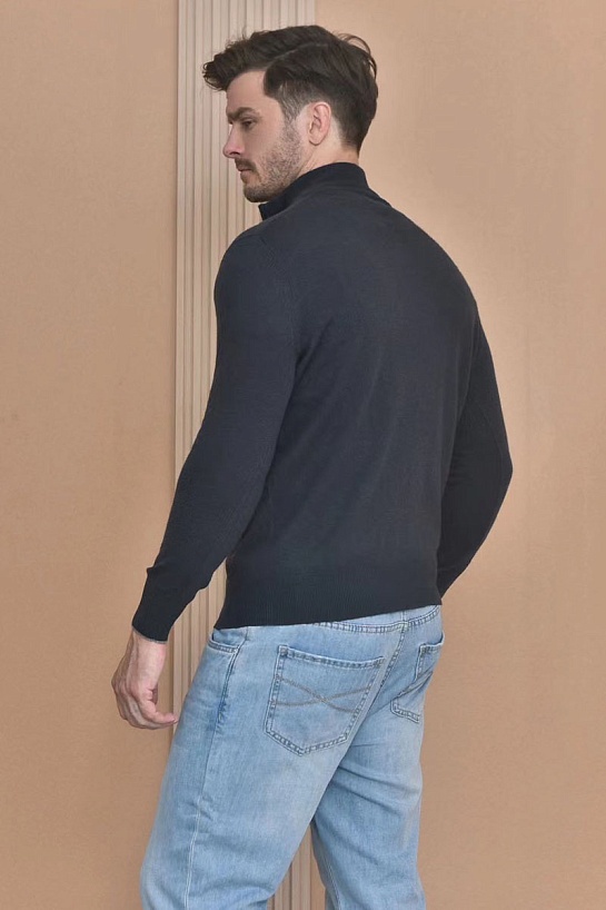 Кашемировый свитер Brunello Cucinelli Premium - Black Grey