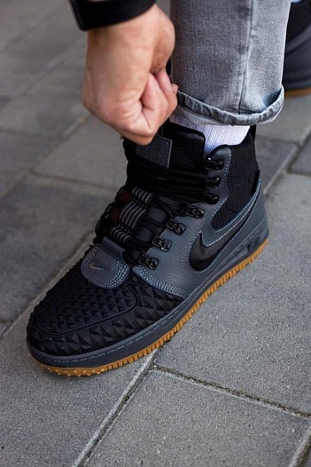 Кроссовки с мехом Nike Lunar Force 1 Duckboot '17   