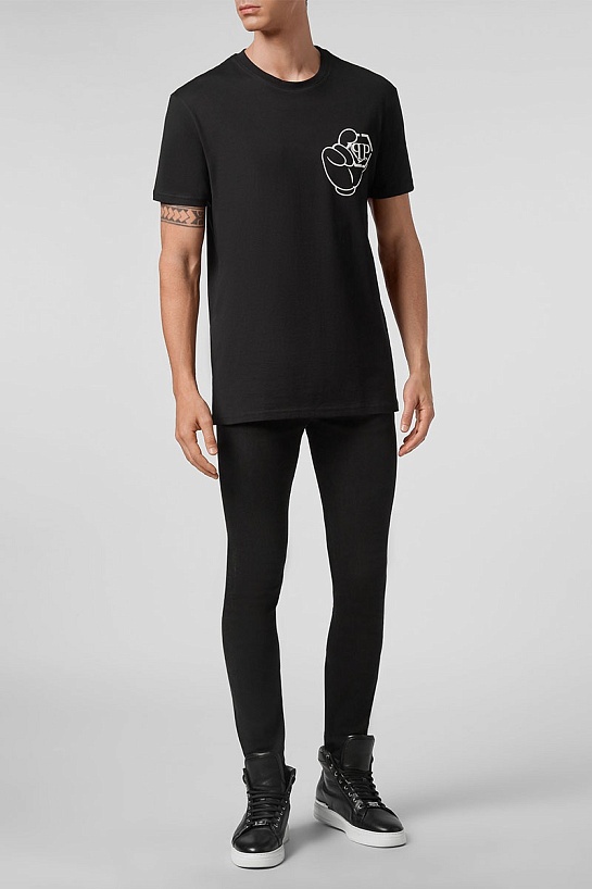 Футболка чёрного цвета Philipp Plein iconic