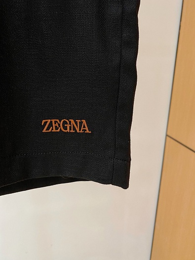 Шорты чёрного цвета Zegna premium   
