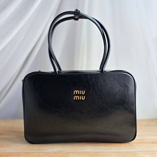 Женская сумка MIU MIU Kage 34x20 см - Black