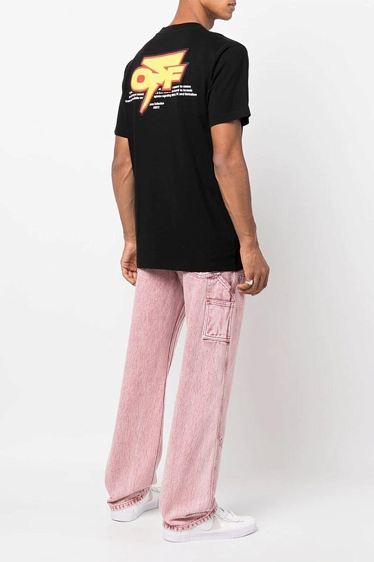 Футболка Off-White c/o Virgil Abloh Thunder Stable Skate