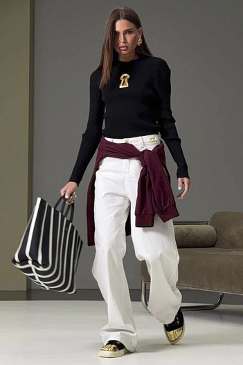 Женские джинсы Hermes premium - White   